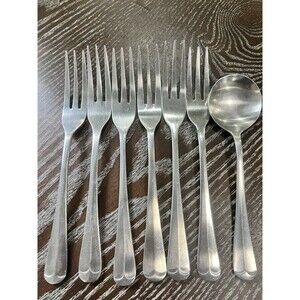 7 VOLLRATH JAPAN Stainless Steel 8 1/2" forks soup spoon replacement silverware